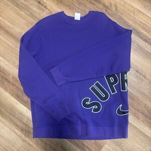 Supreme x Nike Arc Crewneck Purple XL SS22